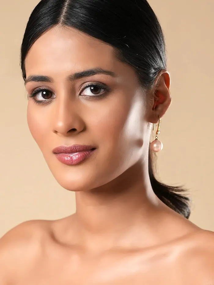Yellow Chimes Necklaces Yellow Chimes Earrings for Women and Girls Drop Earrings for Girls Gold Plated Pearl Drop Earrings Birthday Gift for girls and women Anniversary Gift for Wife