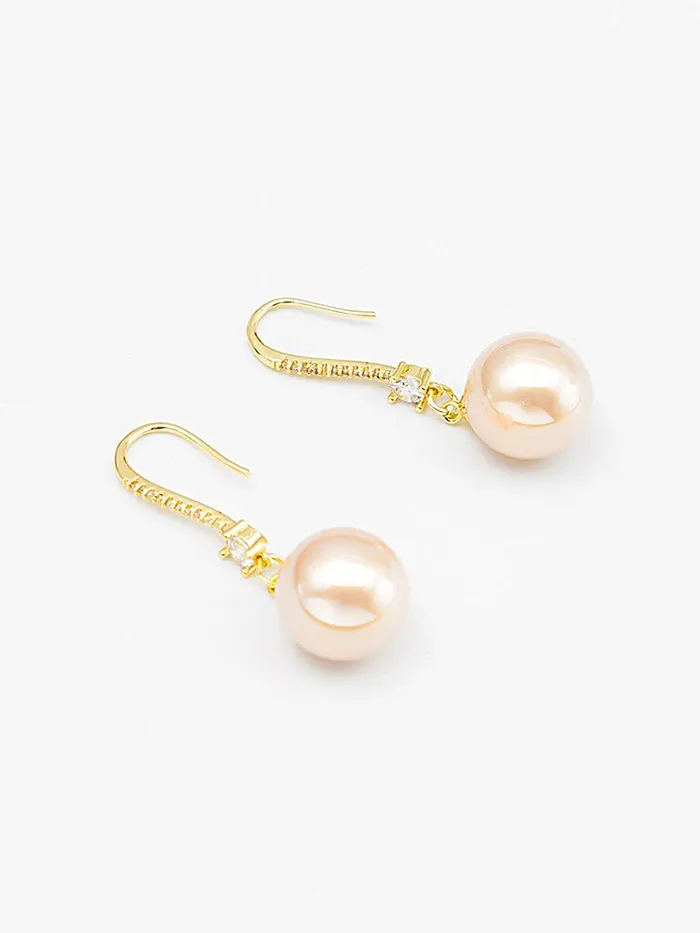 Yellow Chimes Necklaces Yellow Chimes Earrings for Women and Girls Drop Earrings for Girls Gold Plated Pearl Drop Earrings Birthday Gift for girls and women Anniversary Gift for Wife