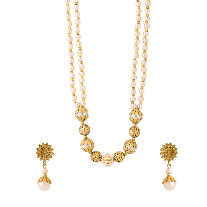 Yellow Chimes Necklaces Yellow Chimes Jewellery Set for Women and Girls Beads Necklace Set for Women Gold Plated Charm Drop Beads Beaded Necklace Set Birthday Gift for girls and women Anniversary Gift for Wife Yellow Chimes Necklaces Yellow Chimes Jewellery Set for Women and Girls Beads Necklace Set for Women Gold Plated Charm Drop Beads Beaded Necklace Set Birthday Gift for girls and women Anniversary Gift for Wife