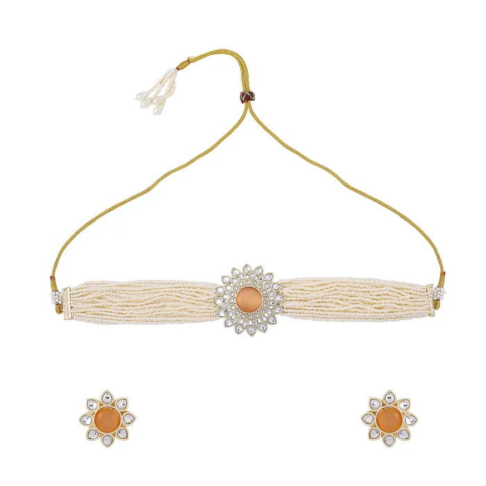 Yellow Chimes Necklaces Yellow Chimes Jewellery Set for Women and Girls Kundan Necklace Set Gold Plated Kundan Studded Beads Beaded Necklace Set Birthday Gift for girls and women Anniversary Gift for Wife Yellow Chimes Necklaces Yellow Chimes Jewellery Set for Women and Girls Kundan Necklace Set Gold Plated Kundan Studded Beads Beaded Necklace Set Birthday Gift for girls and women Anniversary Gift for Wife