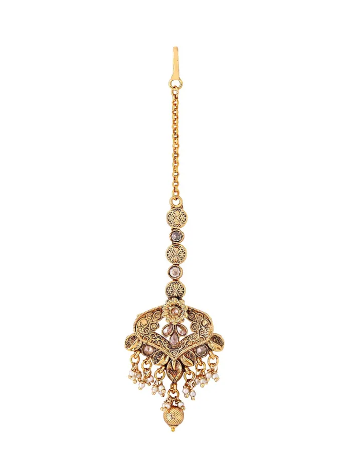 Yellow Chimes Necklaces Yellow Chimes Maang Tikka for Women Gold Toned Pearl Drop Maang Tikka for Women and Girls Yellow Chimes Necklaces Yellow Chimes Maang Tikka for Women Gold Toned Pearl Drop Maang Tikka for Women and Girls