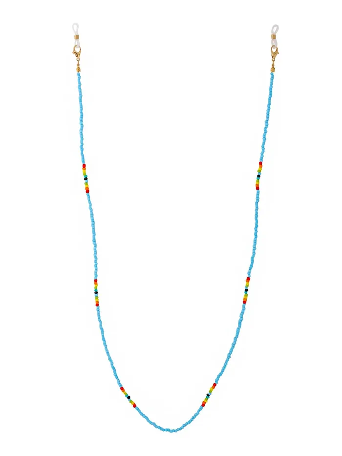 Yellow Chimes Necklaces Yellow Chimes Sunglasses Chain for Women Eyeglasses Chain Multicolor Beadded Face Mask Chains Sunglasses AccessoriesSunglasses Lanyard for Girls and Women MOdel1