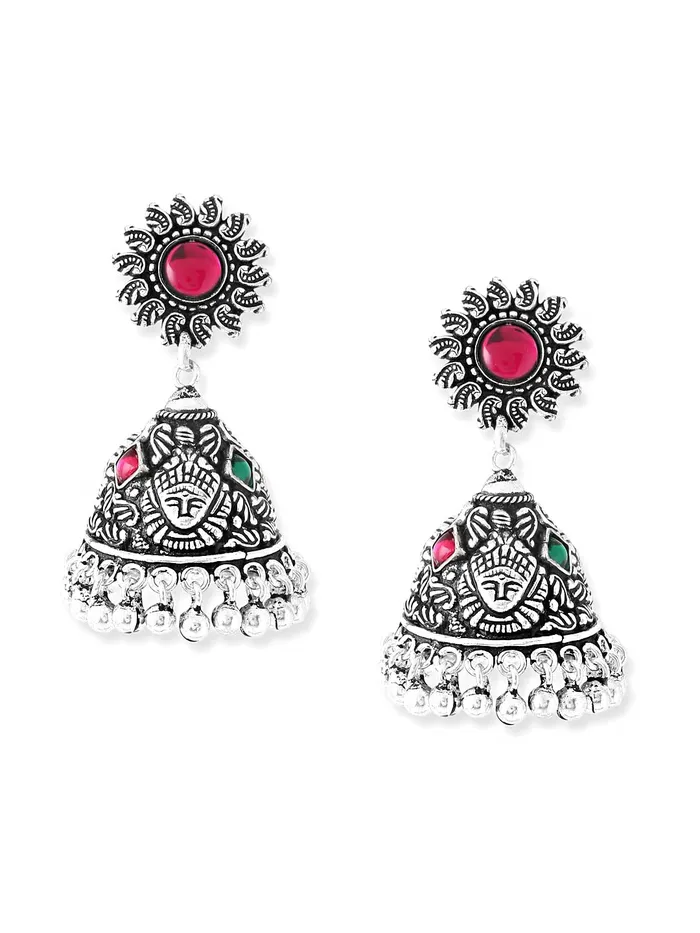 Yellow Chimes Oxidised Silver Jhumki Earrings For Women Silver Oxidised Jhumka Traditional Kolhapuri Jhumka Earrings For Women and Girls Yellow Chimes Necklaces Yellow Chimes Oxidised Silver Jhumki Earrings For Women Silver Oxidised Jhumka Traditional Kolhapuri Jhumka Earrings For Women and Girls Yellow Chimes Necklaces