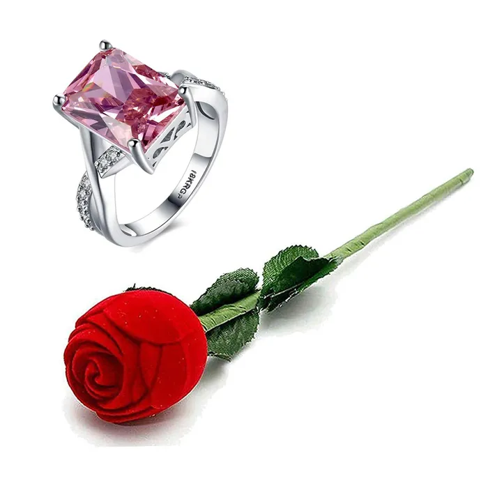 Yellow Chimes Rings for Women Valentines Gift Set of Crystals from Swarovski Pink Colored Silver toned Ring in Red Velvet Rose Ring Box for Women and Girls Size US 6 Yellow Chimes Necklaces Yellow Chimes Rings for Women Valentines Gift Set of Crystals from Swarovski Pink Colored Silver toned Ring in Red Velvet Rose Ring Box for Women and Girls Size US 6 Yellow Chimes Necklaces