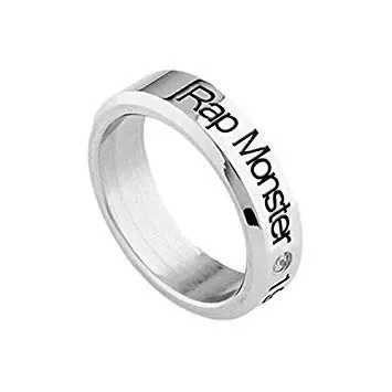 Yellow Chimes Rings Yellow Chimes Rings for Men Kpop BTS Band Rap Monster Name and DOB Silver Band Ring for Men and Boys Yellow Chimes Rings Yellow Chimes Rings for Men Kpop BTS Band Rap Monster Name and DOB Silver Band Ring for Men and Boys