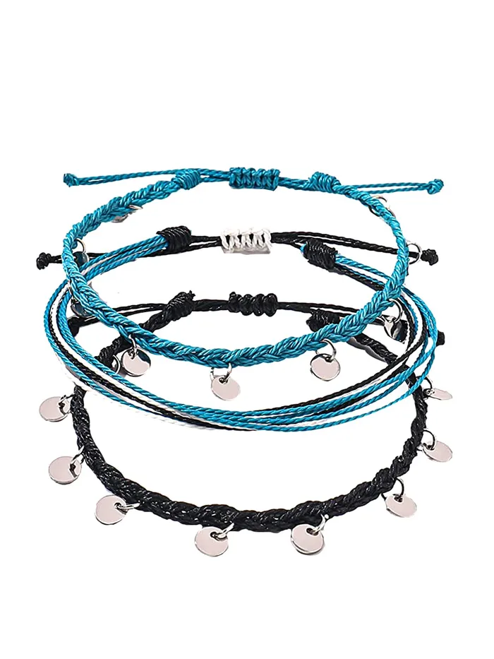 Yellow Chimes Rope Anklet for Women Combo of 3 Anklets Braided Beach Boho Coin Anklets Cute Foot Jewelry for Women and Girls Yellow Chimes Necklaces Yellow Chimes Rope Anklet for Women Combo of 3 Anklets Braided Beach Boho Coin Anklets Cute Foot Jewelry for Women and Girls Yellow Chimes Necklaces