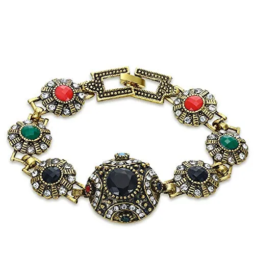 Yellow Chimes Stones Studded Gold Plated Traditional Bangle Bracelet for Women and Girls Yellow Chimes Necklaces Yellow Chimes Stones Studded Gold Plated Traditional Bangle Bracelet for Women and Girls Yellow Chimes Necklaces
