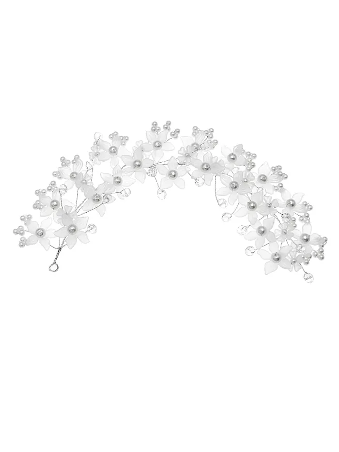 Yellow Chimes Tiara for Women and Girls Floral Hair Vine for Women White Bridal Hair Vine Tiara Headband Hair Accessories Wedding Jewellery for Girls and Women White 2 Yellow Chimes Earrings Yellow Chimes Tiara for Women and Girls Floral Hair Vine for Women White Bridal Hair Vine Tiara Headband Hair Accessories Wedding Jewellery for Girls and Women White 2 Yellow Chimes Earrings