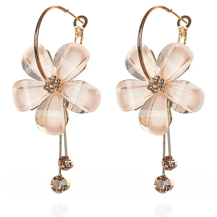 Yellow Chimes White Stone Dangle Drop Earrings Women Girls Yellow Chimes Earrings Yellow Chimes White Stone Dangle Drop Earrings Women Girls Yellow Chimes Earrings