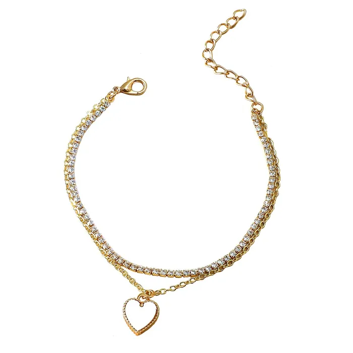Yellow Chimes Yellow Chimes Bracelet for Women and Girls Golden Charm Bracelets for Women and Girls Gold Plated Heart Charm Chain Bracelet Birthday Gifts For Women Valentine Gift for Girls Bracelets Yellow Chimes Yellow Chimes Bracelet for Women and Girls Golden Charm Bracelets for Women and Girls Gold Plated Heart Charm Chain Bracelet Birthday Gifts For Women Valentine Gift for Girls Bracelets
