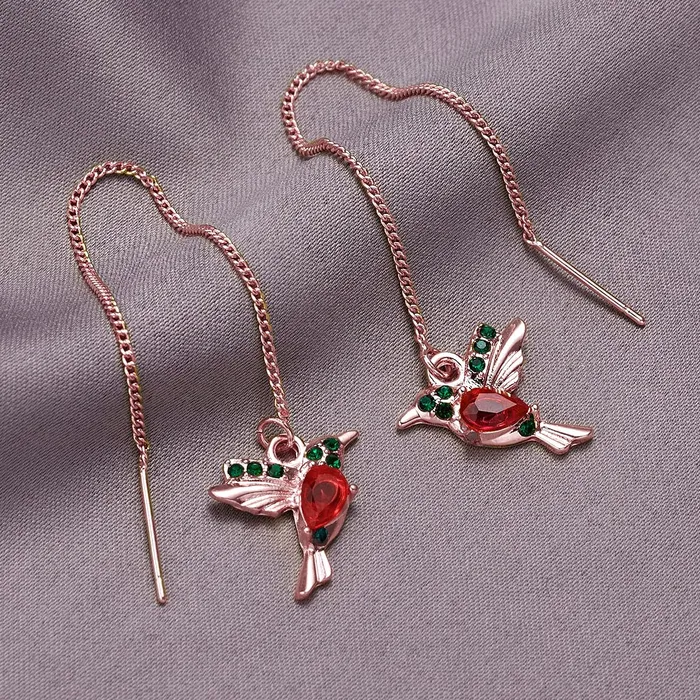 Yellow Chimes Yellow Chimes Earrings For Women Multicolor Bird Drop Dangle Earrings For Women and Girls Necklaces