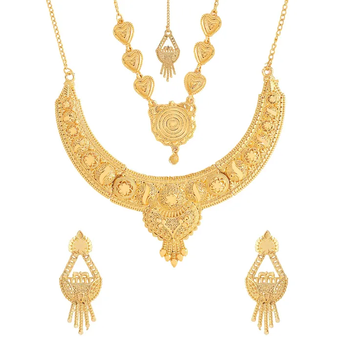 Yellow Chimes Yellow Chimes Jewellery Set for Women and Girls One Gram Gold Jewellery Set for Women Gold Plated Bridal Choker Necklace Set Birthday Gift for Girls Women Anniversary Gift for Wife Necklaces Yellow Chimes Yellow Chimes Jewellery Set for Women and Girls One Gram Gold Jewellery Set for Women Gold Plated Bridal Choker Necklace Set Birthday Gift for Girls Women Anniversary Gift for Wife Necklaces