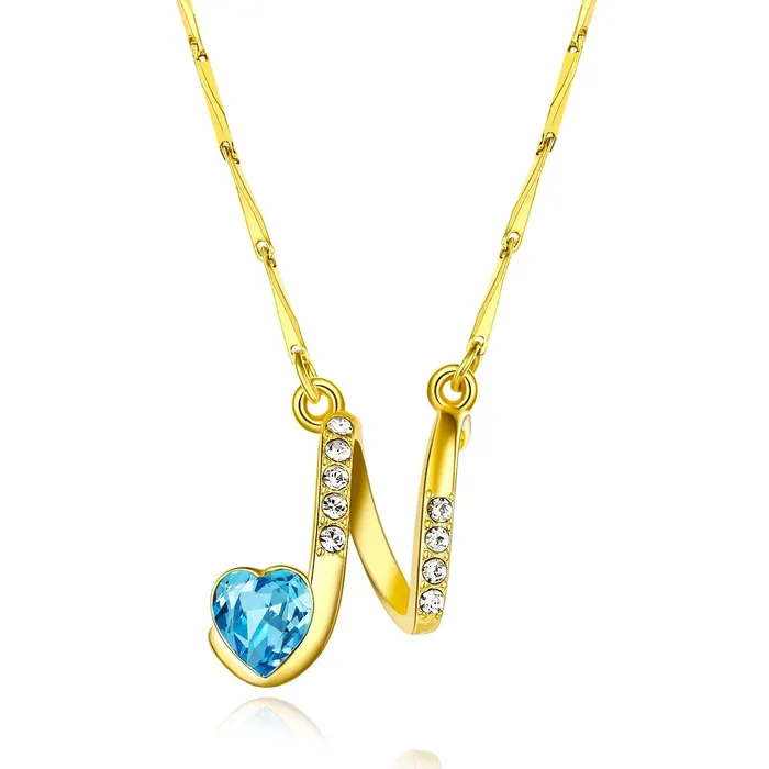 Yellow Chimes Yellow Chimes Swarovski Elements 22K Gold Plated Alphabet Collection Pendant for Men Women Bracelets Yellow Chimes Yellow Chimes Swarovski Elements 22K Gold Plated Alphabet Collection Pendant for Men Women Bracelets