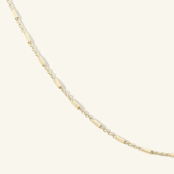 zahava Necklaces Octagon Tube Chain Necklace