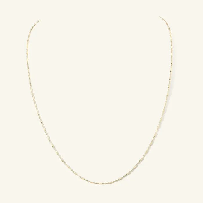 zahava Necklaces Octagon Tube Chain Necklace